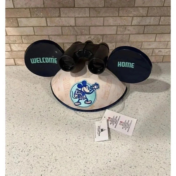 Welcome home Disney vacation club cap ears with binoculars NWT B22 - Picture 1 of 5